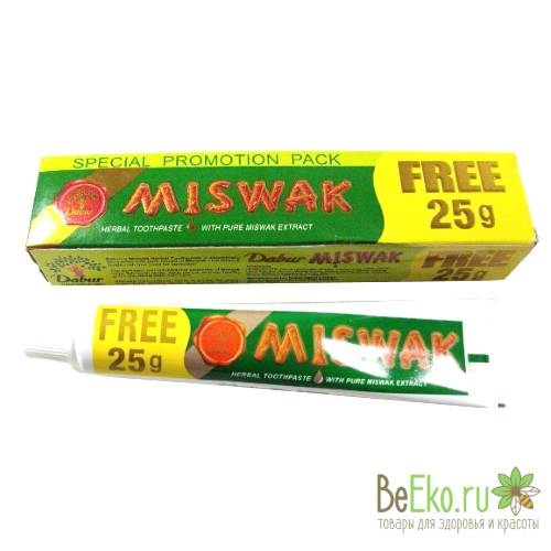 Зубная паста Dabur Miswak с экстрактом сивака ♥